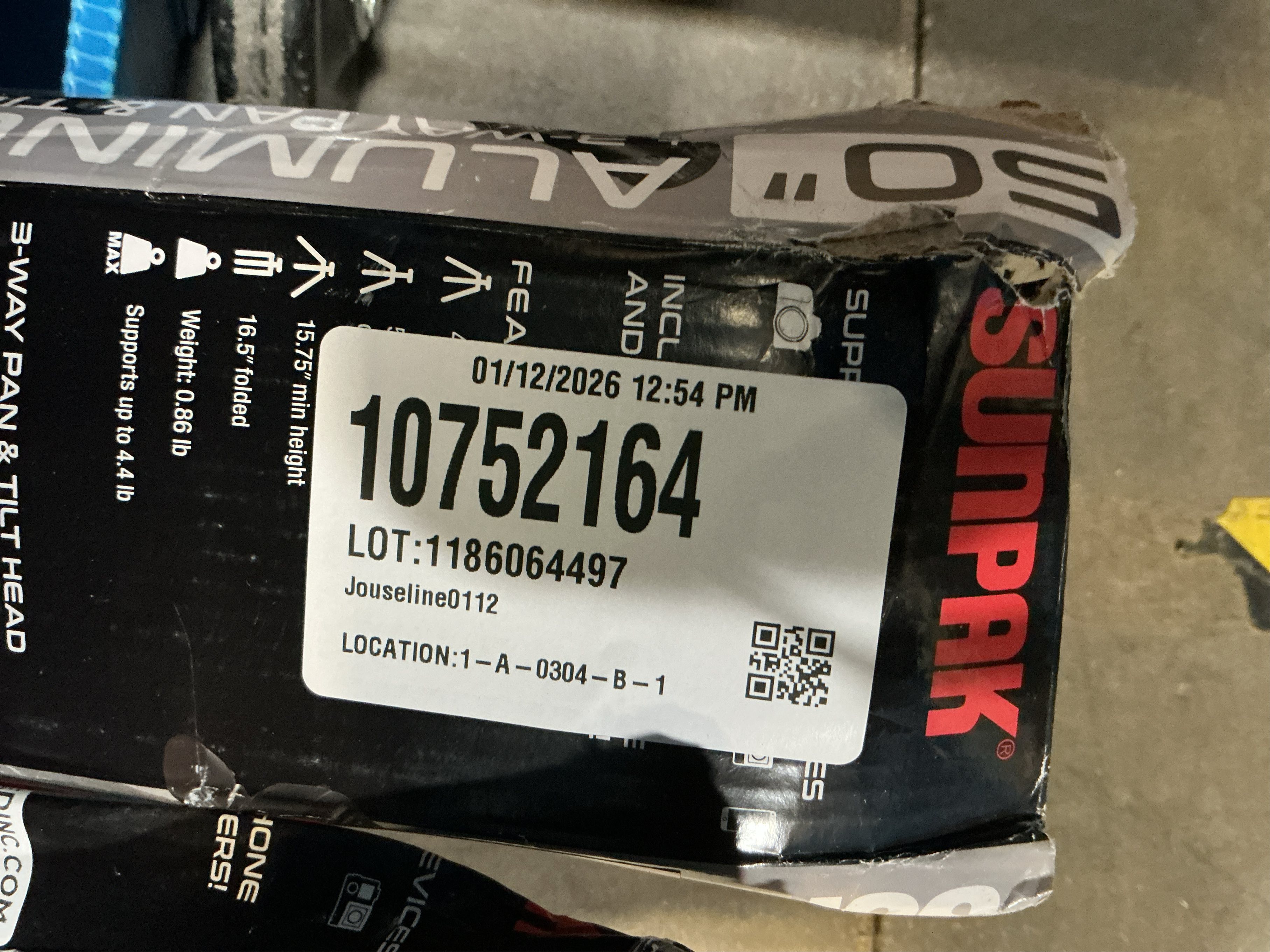 Sunpak - TravelSmart 50 Tripod