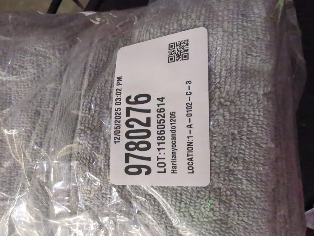 2 Pack Haven Organic Cotton Terry Washcloth in Harbor Mist Grey