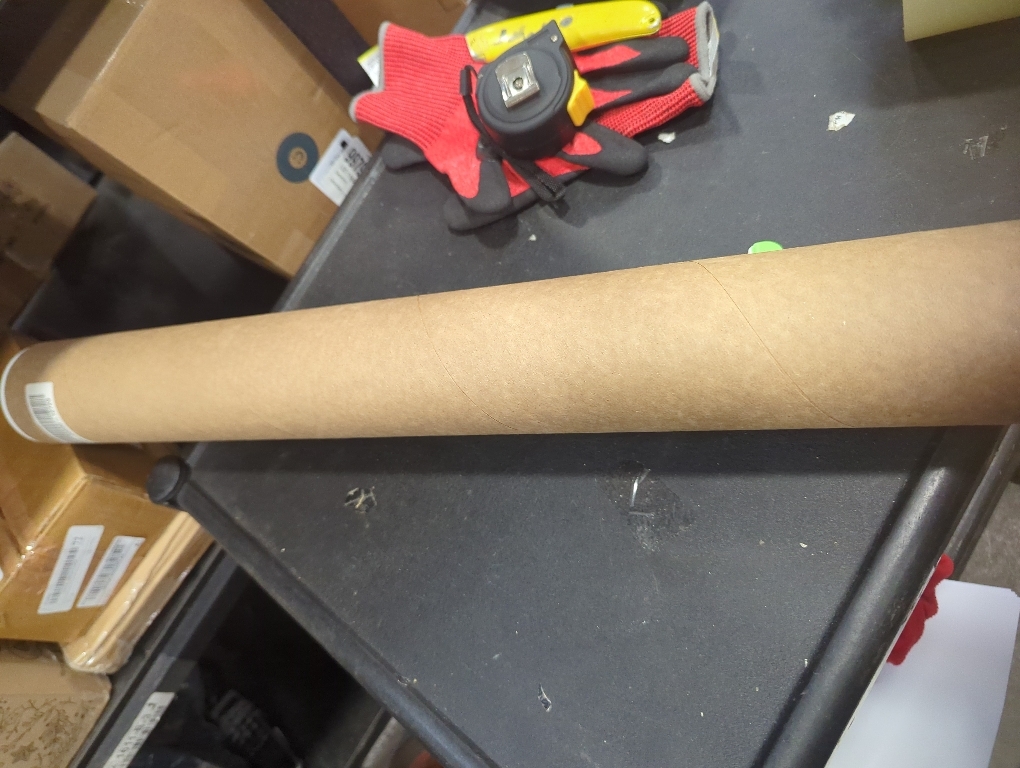 4 x 31  Reinforced  Paper Mailing Tube, Pack of 1 Tube with 2 Caps – Secure USPS Approved Poster Tube – Made in USA Cardboard Tube for Shipping and Storing Posters, Prints, Artwork, or Documents
