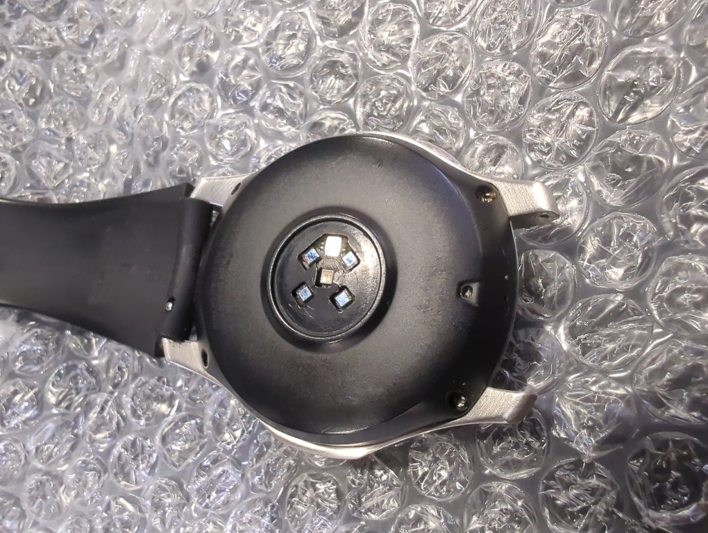 Samsung Galaxy Ai Watch 8 Classic Latin American Version SM-L500NZ (46mm) Bluetooth Wellness Tips Heart Rate Sleep to Workout Fitness Tracker (Silver Black Band SM-L500NZKALTA)