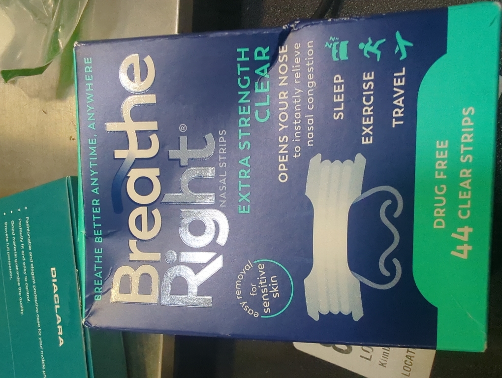 Breathe Right Extra Strength Nasal Strips, Clear, 44 Count