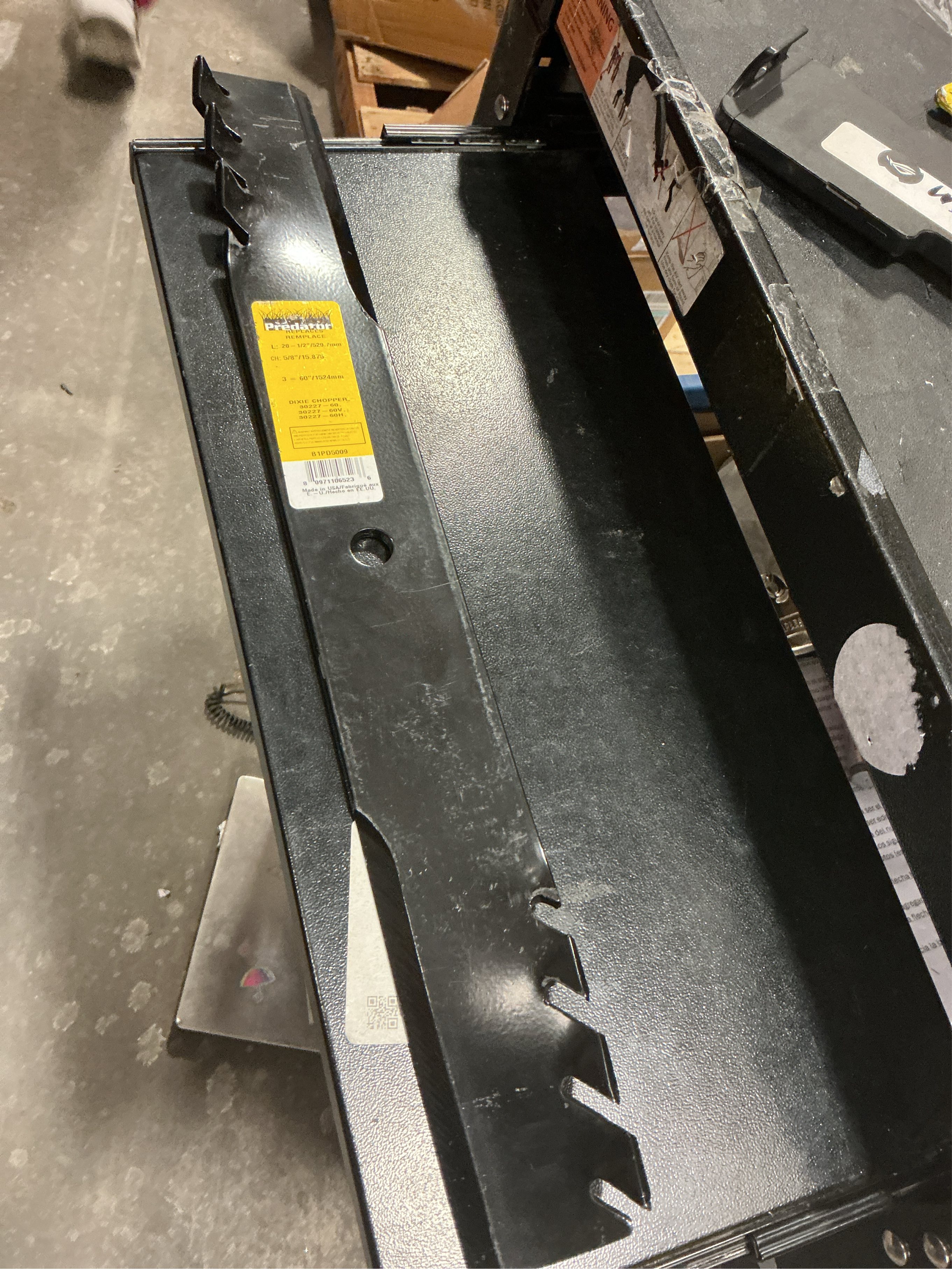 Predator B1pd5009 Mower Blade 20-1/2-in X 5/8-in