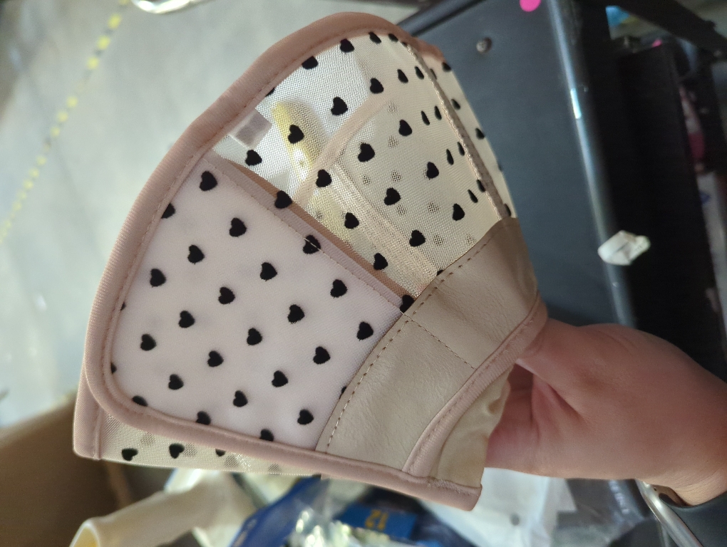 size L Supet Cat Cone Collar Soft to Stop Licking Scratching, Breathable Comfortable Mesh Recovery Cone for Cats After Surgery Neuter, Lightweight E Cone Collar Alternative