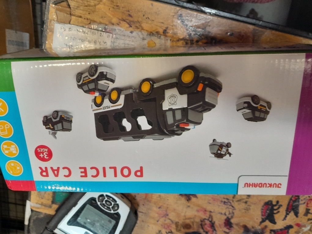 Bennol Toddler 5 in 1 Police Truck Toys for 1 2 3 4 5 Year Old Boys, Police Rescue Vehicles Car Trucks Bus Helicopter for Kids Ages 1-3 3-5, Car Toys for 1 2 3 4 5 Year Old Boys Girls Birthday Gifts