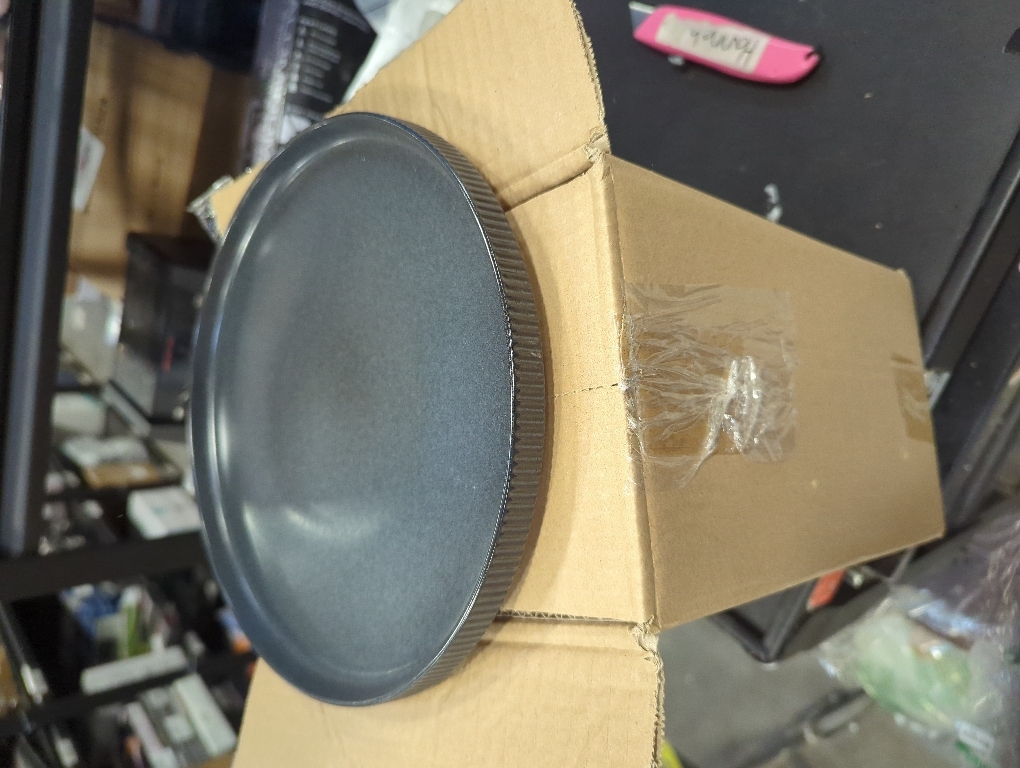 famiware Star Dinner Plates for 6, 10 inches Plate Set, Scratch Resistant, Stoneware Dinnerware, Kitchen Modern Rustic Serving Dishes, Matte Dark Charcoal (Full Glaze)