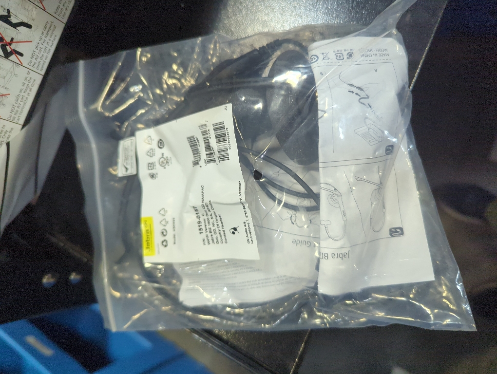 Jabra Biz 1500 Duo QD Wired Headset 1519-0157