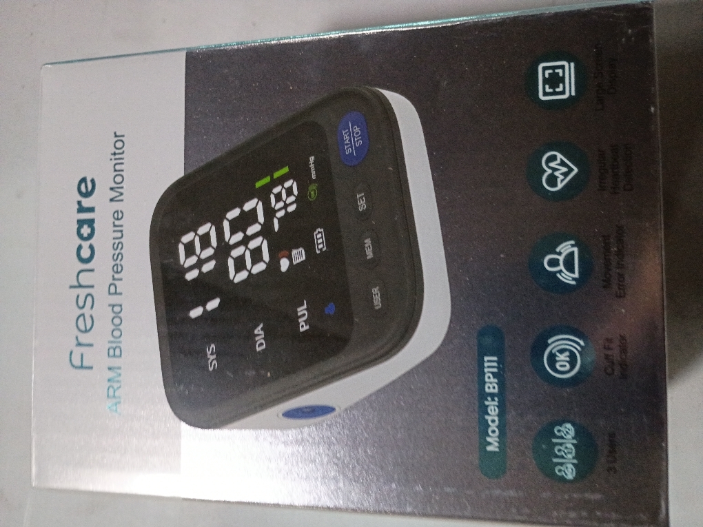 Blood Pressure Machine, Automatic Upper Arm Blood Pressure Monitor with 2x199 Readout, 4.5 Inch Backlit Large Screen Adjustable Large Cuff 9 to 17 Inches - Arrhythmia and Home Hypertension Detector
