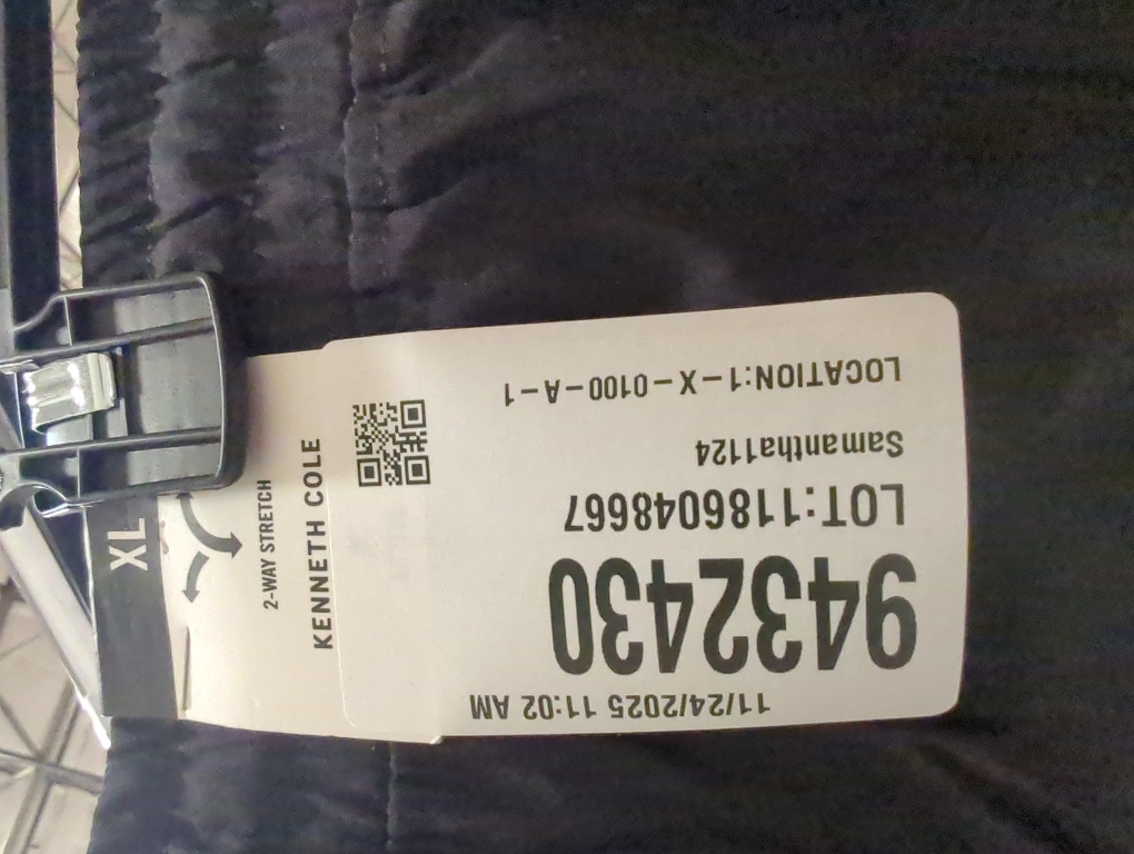 Kenneth Cole active 2-way stretch active pants black size xl