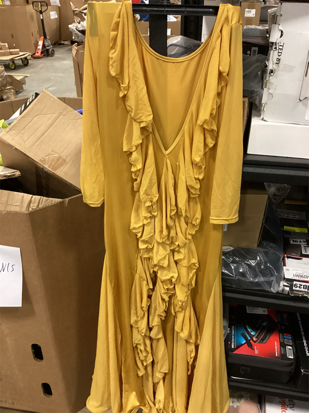 Yellow dress size large