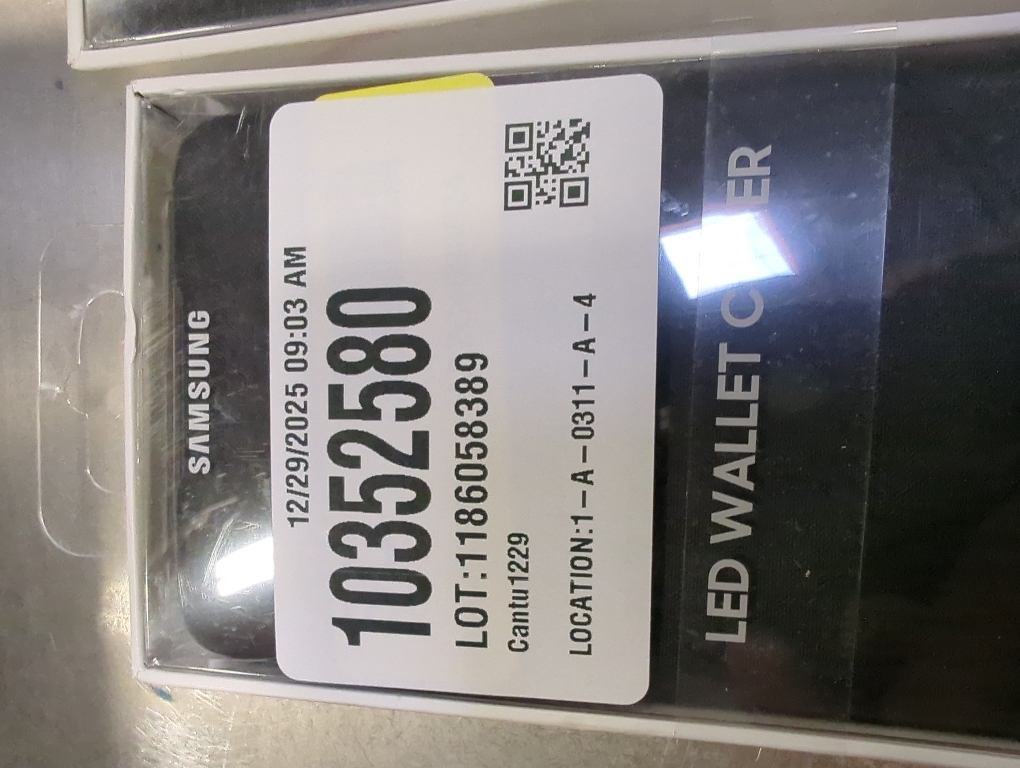 Samsung Galaxy S20  Plus Case, LED Wallet Cover - Black