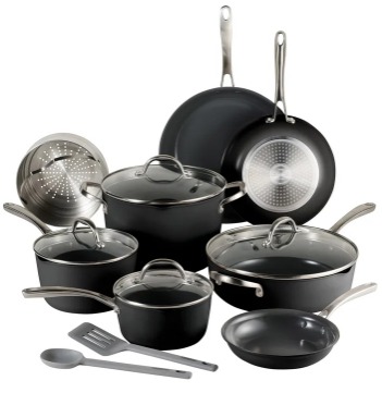 Tramontina Ceramic Non-Stick 12-piece Cookware Set with Utensils MISSING ACCESSORIES