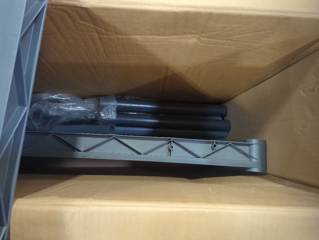 3 tier Grey shelf plastic