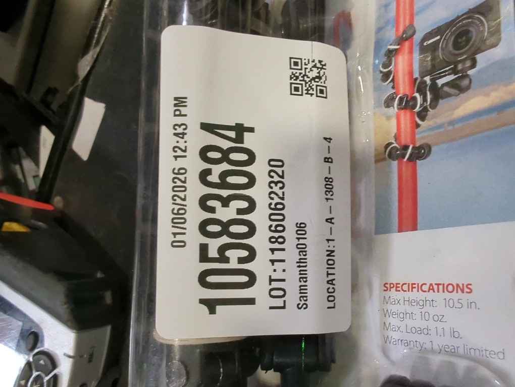 Sunpak PlatinumPlus Flexible Easy to Use Tripod Black