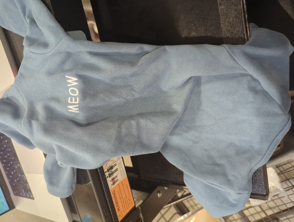 ROZKITCH Sphynx Cat Shirt, Breathable Soft Jumpers for Hairless Cats Only, Coat with Four Legs, Warm Sweater T-Shirt Pajamas Jumpsuit Vest Cornish Rex, Devon Rex, Peterbald Blue XXL