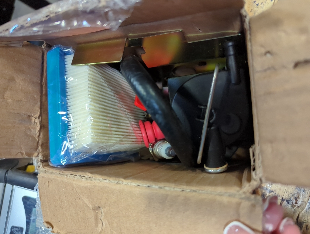 HIFROM 0A4600 Carburetor 73111GS Air Filter Spark Plug Kit Compatible with Generac 410cc 410HS GN410 GN360 GH360 5500XL 6500XL 7000EXL EXL8000 091187 091187A Engine