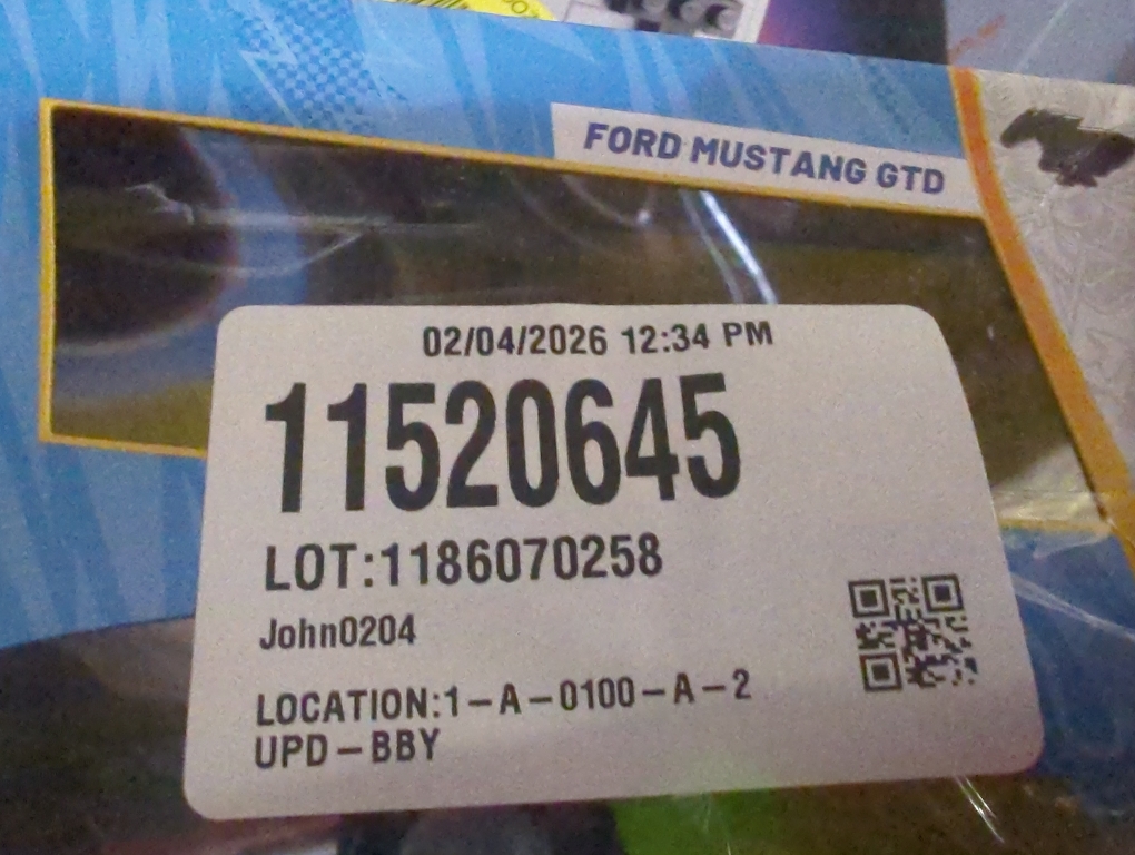 Hot Wheels Ford Mustang GTD Battery-Powered Remote Control Toy Car 1:64 Scale