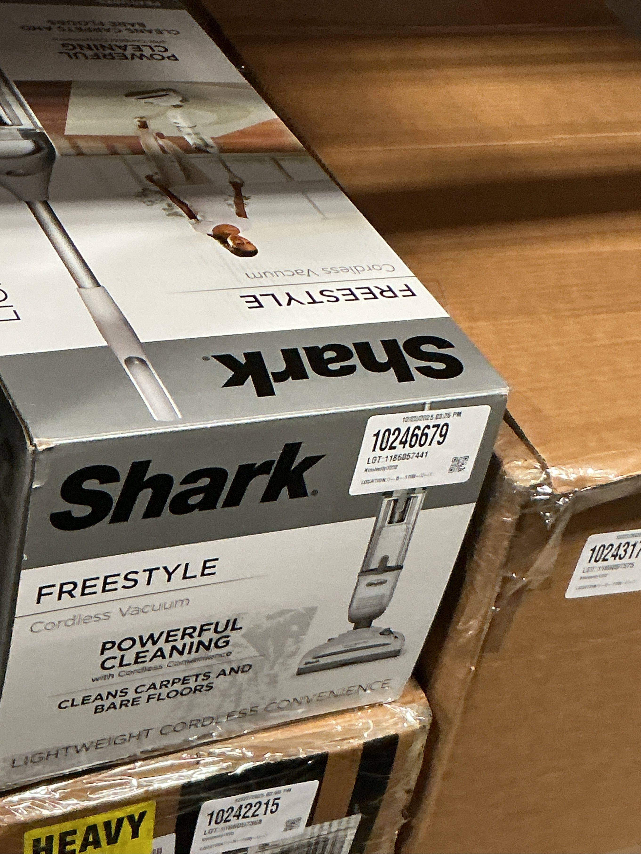 Shark Navigator Freestyle Bagless Cordless Washable Filter Upright Vacuum for Hard Floors and Rugs with XL Dust Cup in White