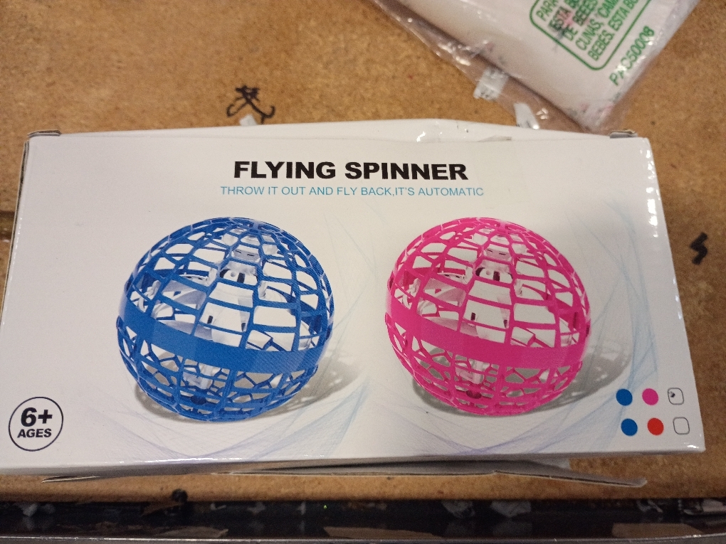 Flying Orb Ball Toys 2 Pack, Soaring Hover Boomerang Spinner Hand Controlled Mini Drone Cosmic Globe Spinning Kids Adults Outdoor Fly Toy Birthday Gift Cool Stuff for Boys Girls 6 7 8 9 10  Year Old