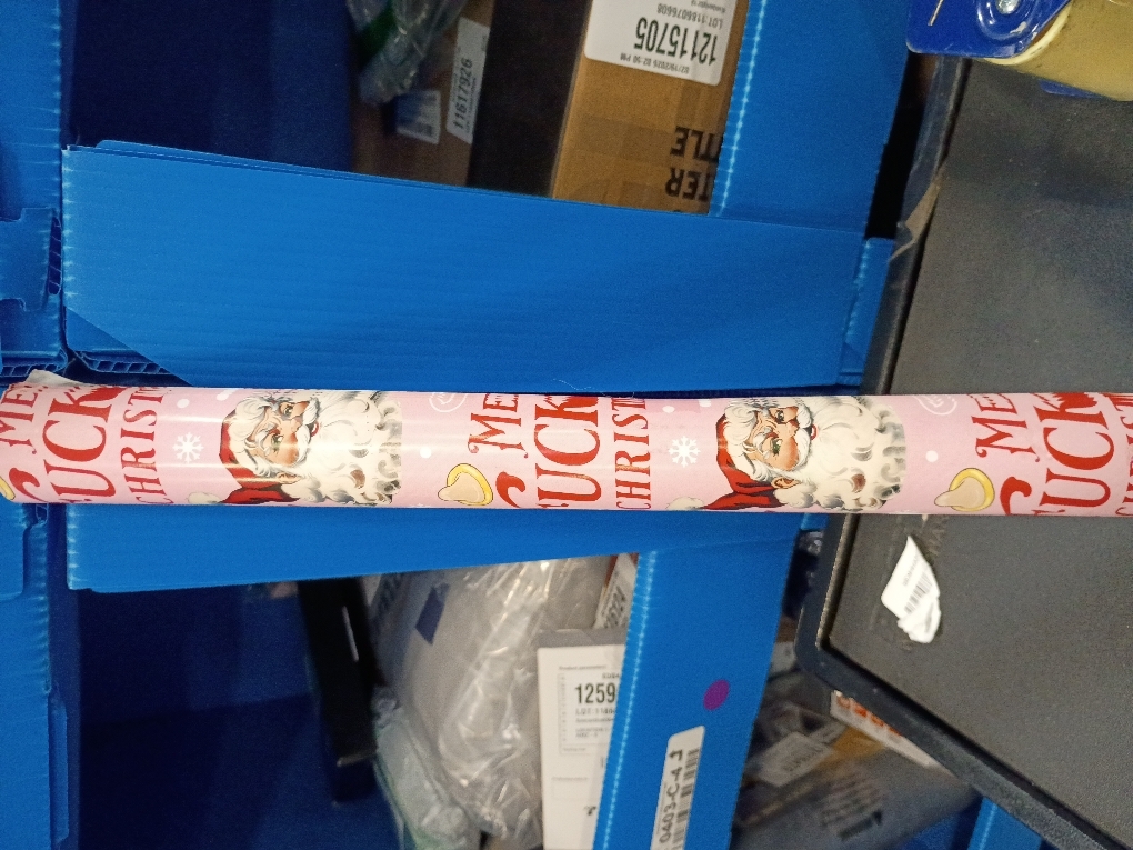 Altarho Funny Christmas Wrapping Paper Roll for Adult Women Men Husband - Pink Inappropriate Christmas Santa and Retro Buffalo Plaid Design Naughty Xmas Gift Wrap for Birthday Winter Holiday Decoration Total 28.5sq.ft