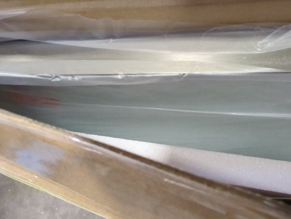 LOAAO 30X36 Inch Brushed Nickel Bathroom Mirror, Rounded Rectangle Silver Metal Frame Nickel, Anti-Rust, Shatter Proof, Hangs Horizontally or Vertically, S9076