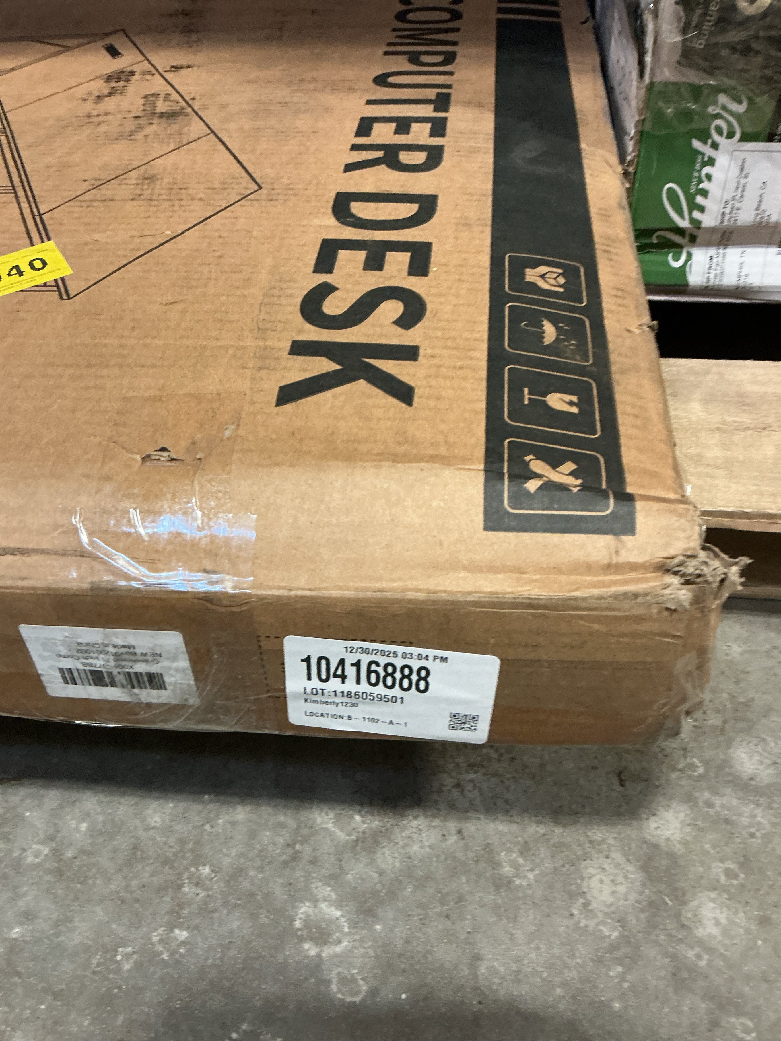 Coleshome 71 Inch Computer Desk with USB Ports, Large Office Desk, Long Study Student Writing Desk, Rustic Brown