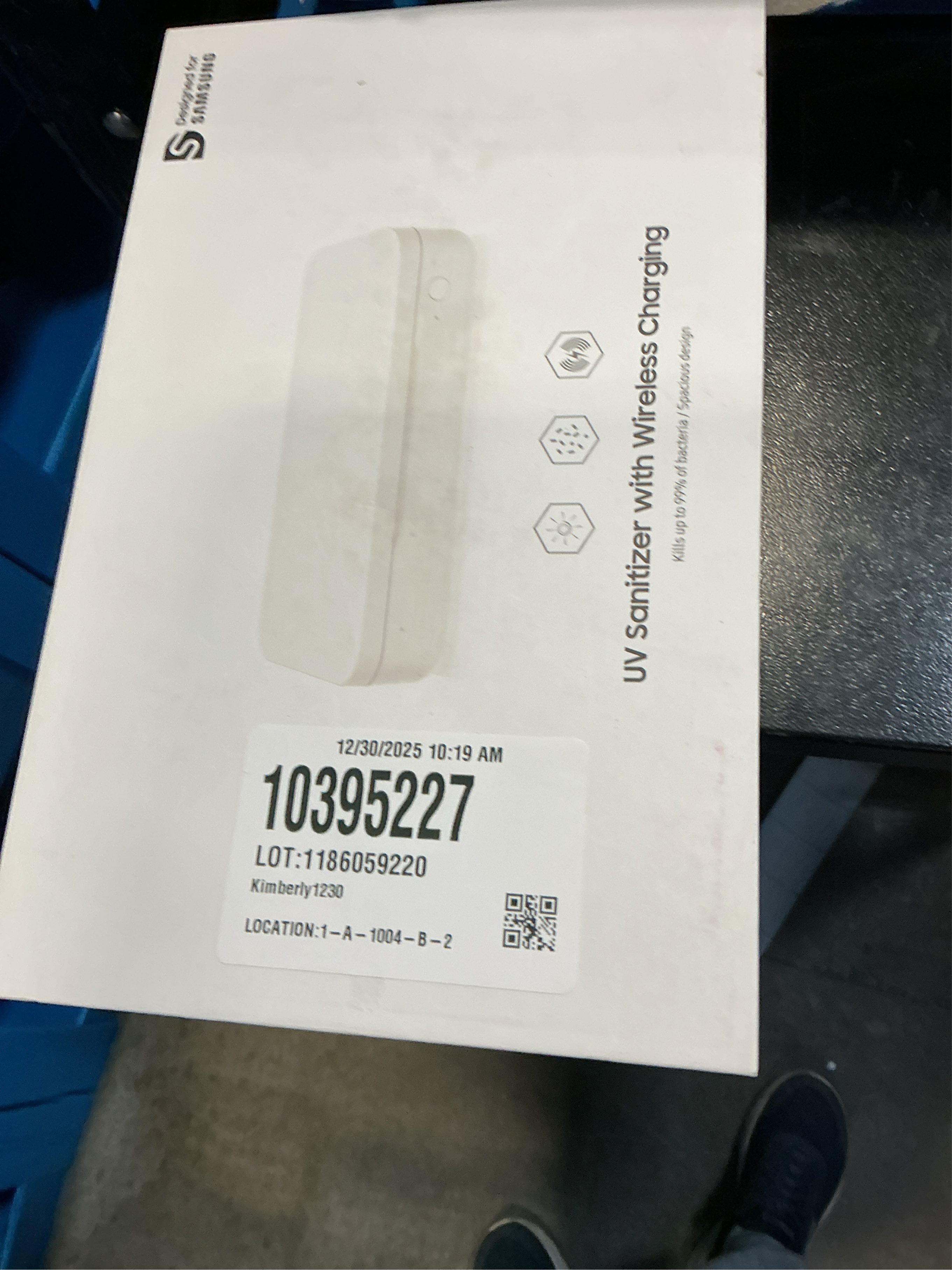 Samsung Electronics Qi Wireless Charger UV Sanitizer GP-TOU020SACWU - White