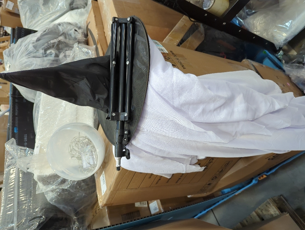 Set of 2 Halloween Decorations Outdoor, 5 FT USB Powered Ghost Decor Kit with Remote Controlled String Lights, Easy Assemble Ghosts Halloween Decorations for Front Door Porch Yard