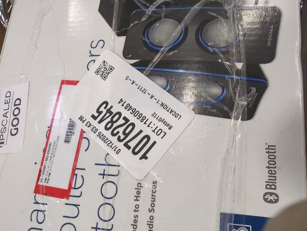 Insignia NS-5004BT - Speaker system - for PC - 2.1-channel - wireless - Bluetooth - 25 Watt (total)