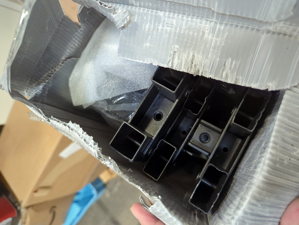 18 Inch High Platform Queen Bed Frame No Box Spring Needed, Metal Bed Frame Queen Size, Noise Free, Easy Assembly, Heavy Duty, Black