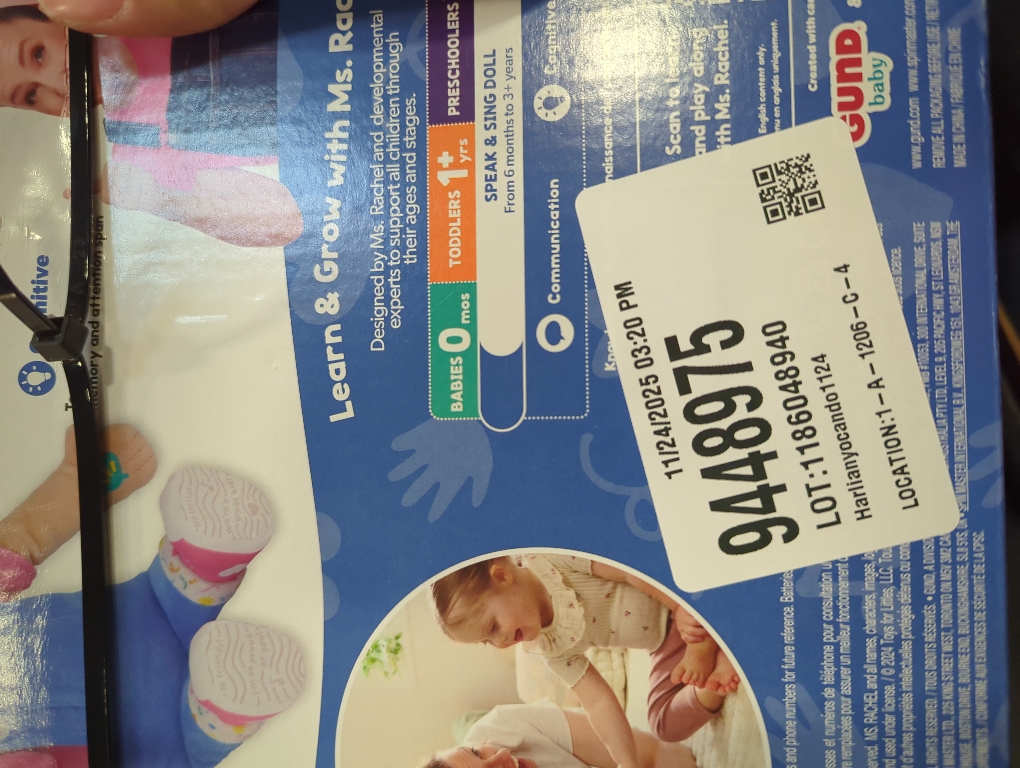 Ms. Rachel Official Speak & Sing Doll, 16” Tall Interactive Toy with 4 Songs & 16  Phrases, Toddler Toys for Girls & Boys Ages 6 Months to 3  Years.