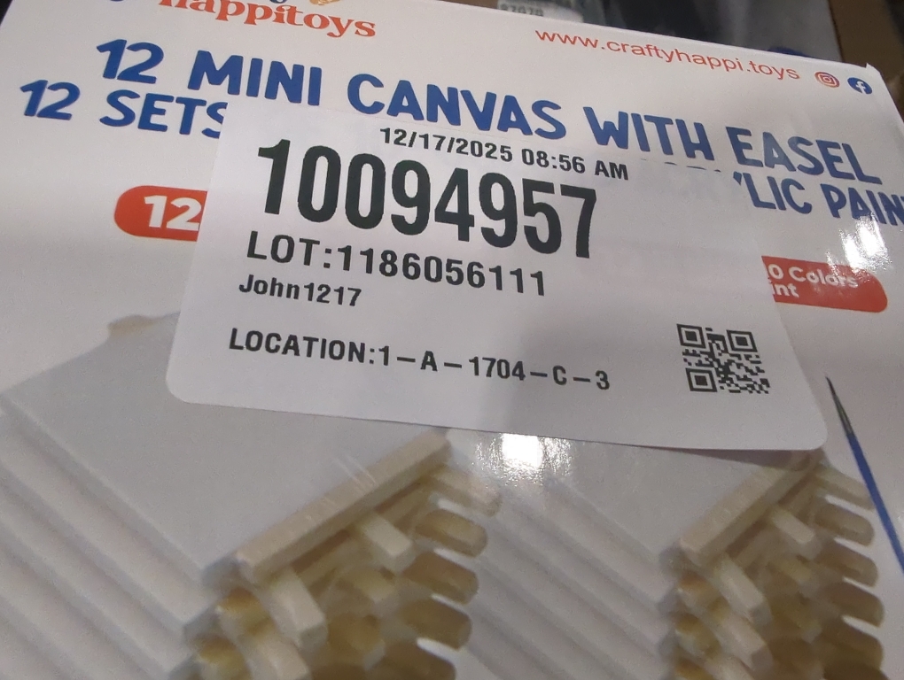 Set of 10 Mini Canvas and Easel Set with 10 Colors Acrylic Paint in Bulk Set of 12 - Kids Art Party Favors & Party Supplies - 4x4 Small Canvases for Painting with Mini Easel - Paint for Kids