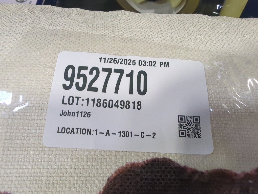 throw pillow with 3 sheep painted on