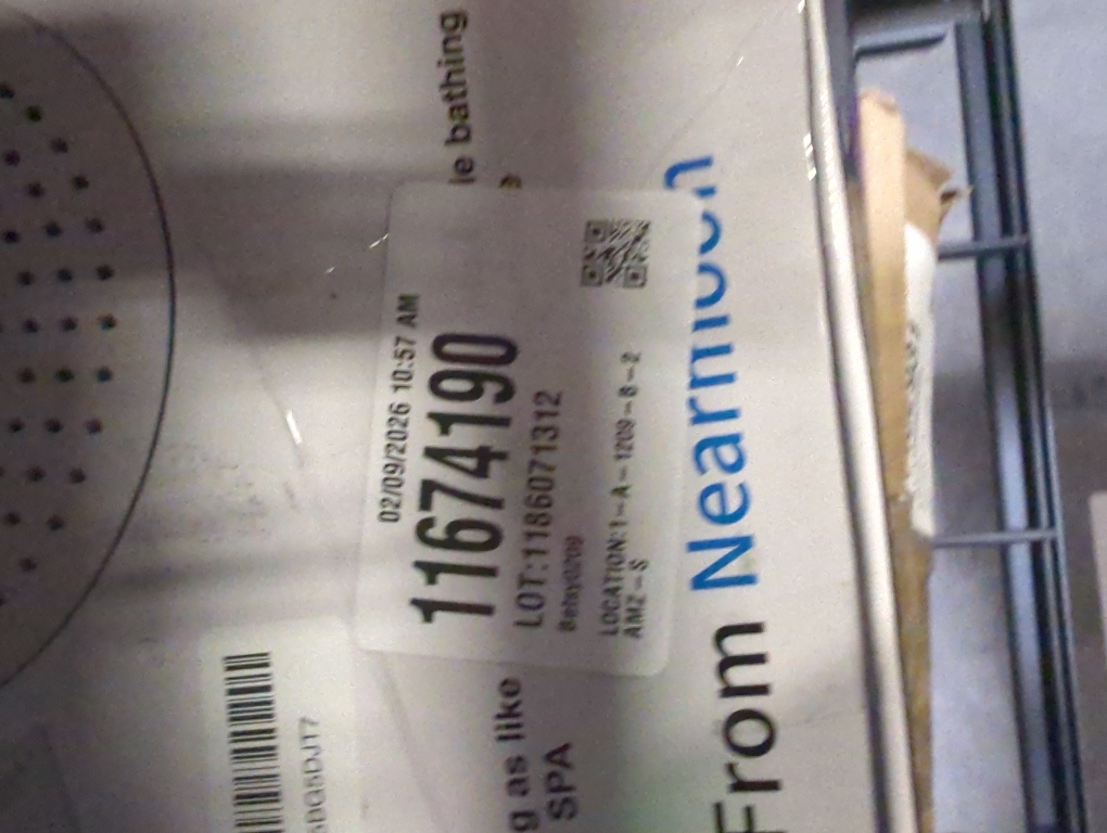 NearMoon Round Rain Shower Head With Shower Arm, Large Stainless Steel Rainfall Shower-Waterfall Full Body Coverage (12 Inch, Brushed Nickel)