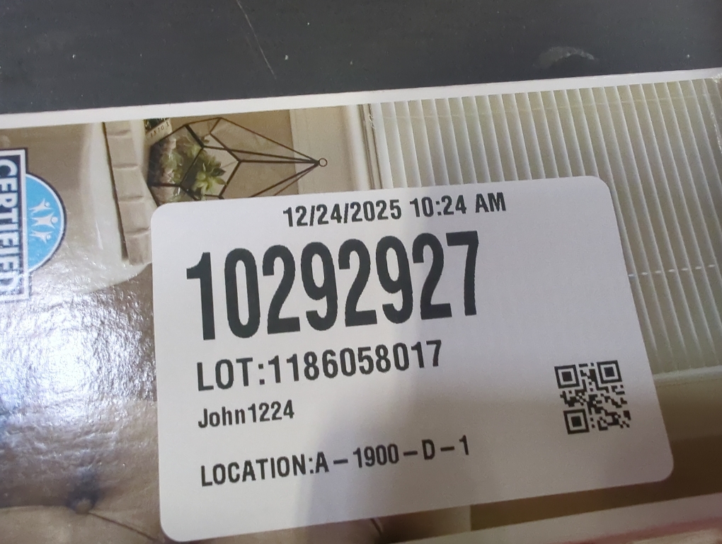 Size 39 in. W x 48 in White Cordless Aluminum Mini Blinds for Windows with 1 in. Slats - 39 in. W x 48 in. L(Actual Size 38.5 in. W x 48 in.L)