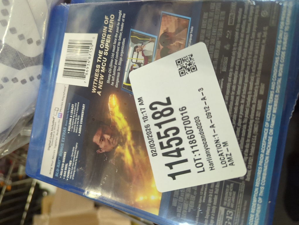 Marvel Studios Shang-Chi and the Legend of the Ten Rings Blu-ray [2021] [Region Free]