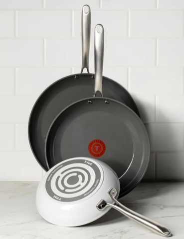 T-fal Ceramic Non-Stick Frypan Set, 3-piece