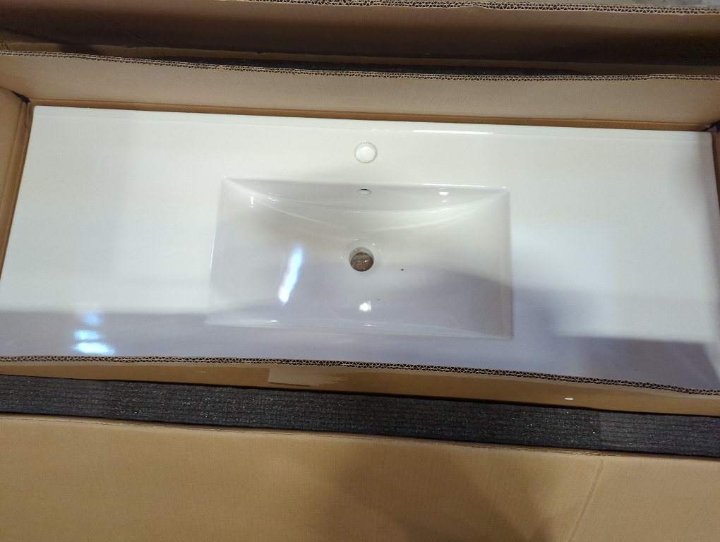Large White Sink