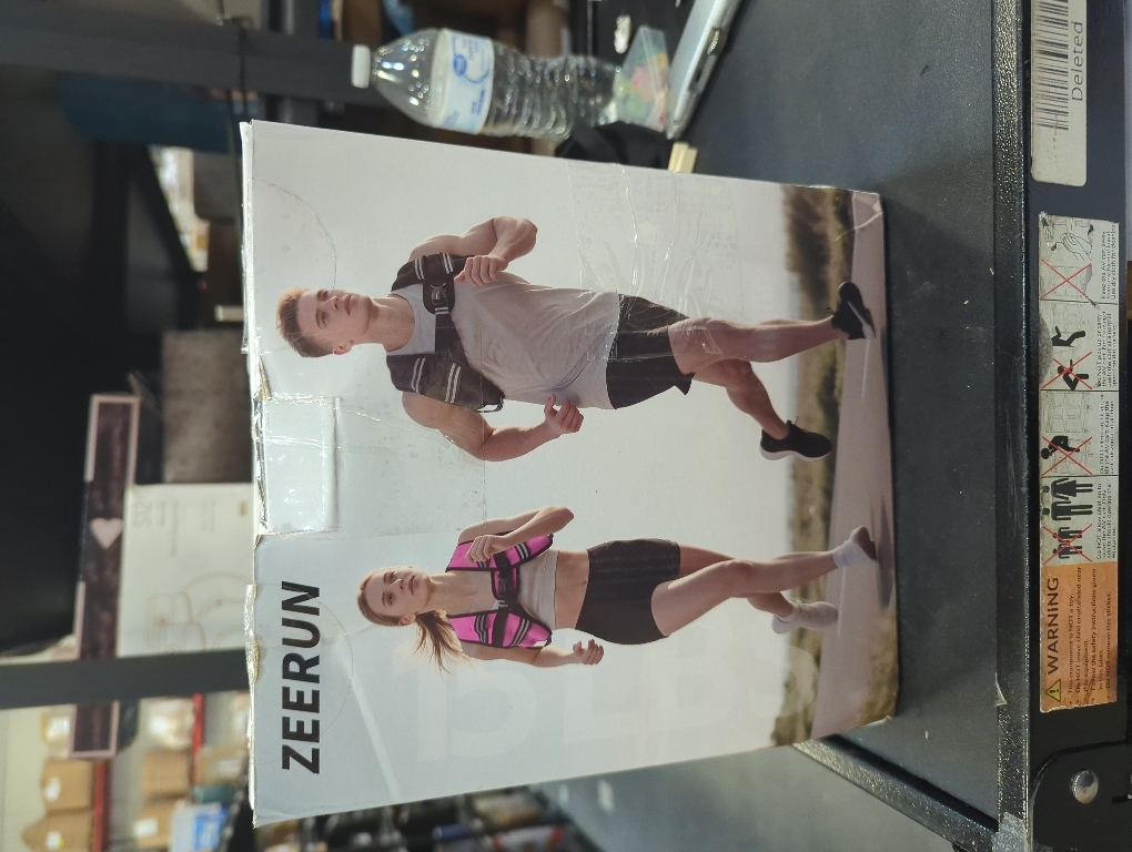 ZeeRun 15lb Pink Weighted Vest in Box and Fuff Weighted Vest ...
