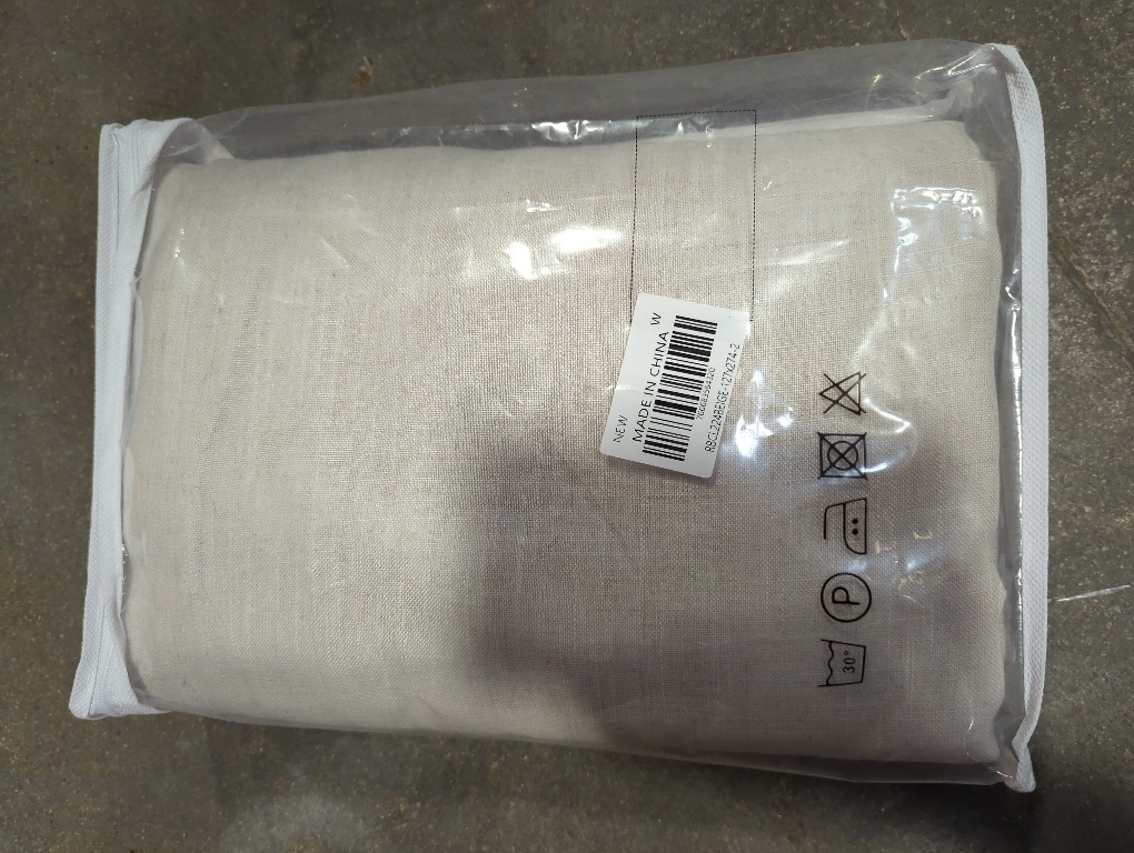 Large 2pc Beige Window Covers