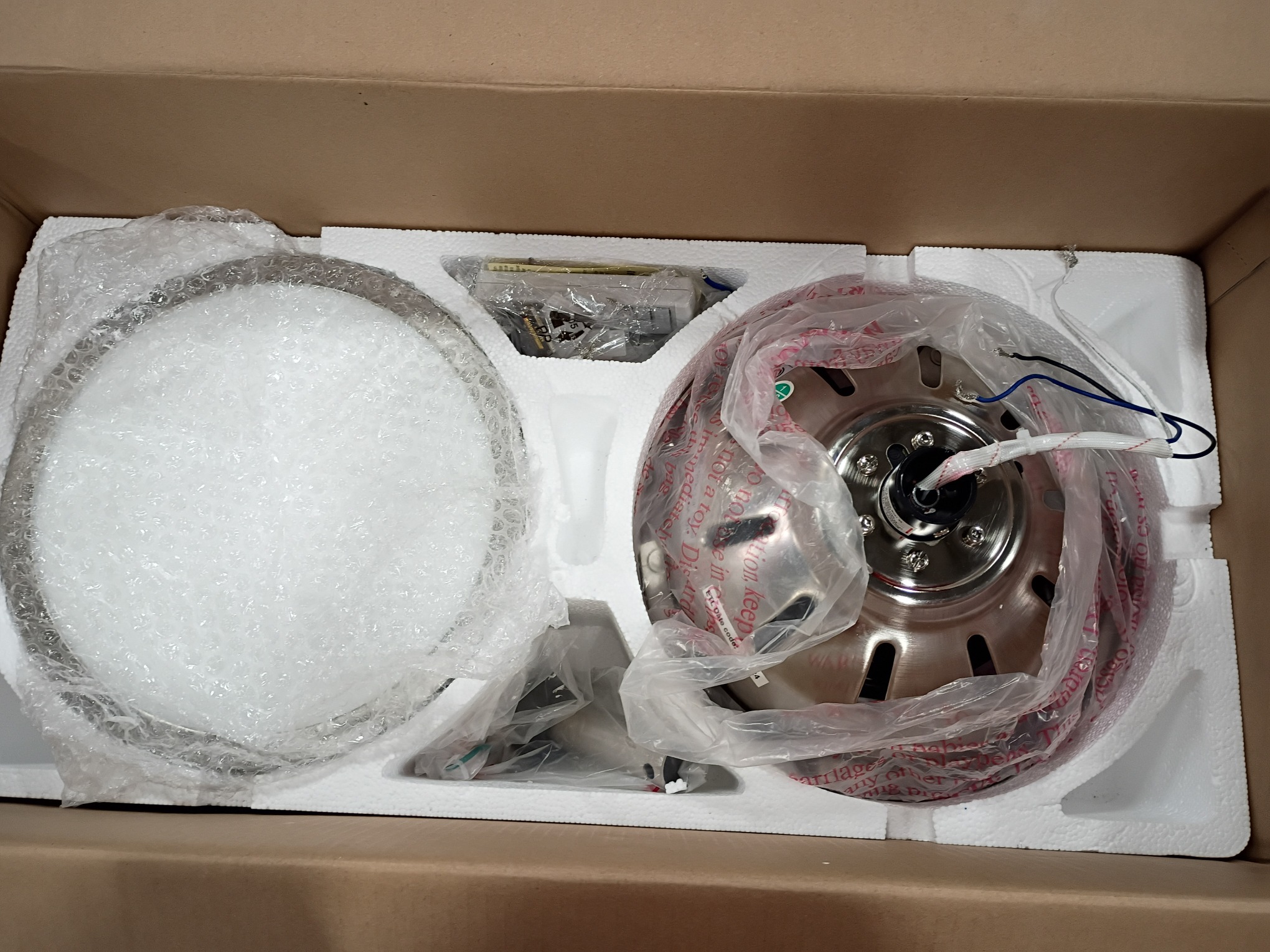 Harbor Breeze Camden 52-in Brushed Nickel Indoor Ceiling Fan with Light and Remote (5-Blade)