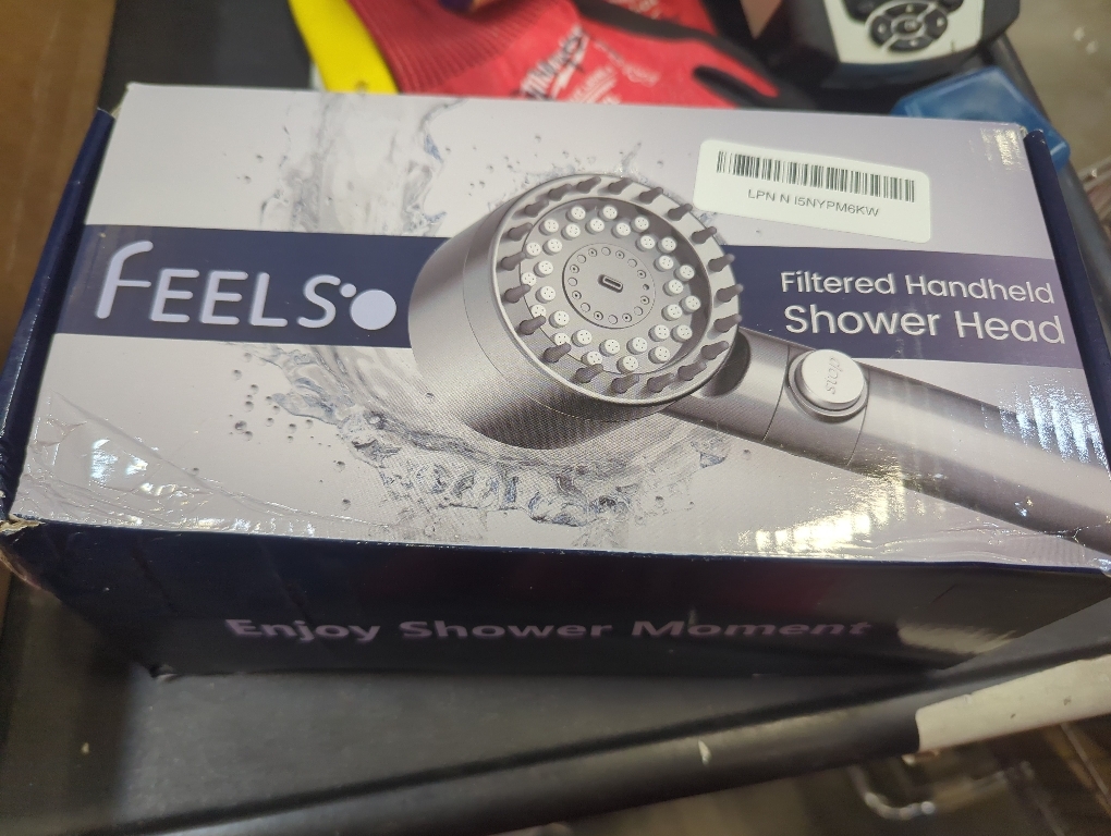 Filtered Shower Head with Handheld, High Pressure Water Flow and Multiple Spray Modes Shower Head with Filter, Power Wash for Hard Water, Showerhead with ON/OFF Switch for Pets Bath