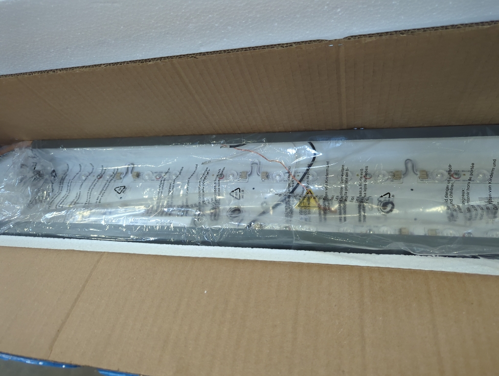 Gray with Brown Ends Light Fixture