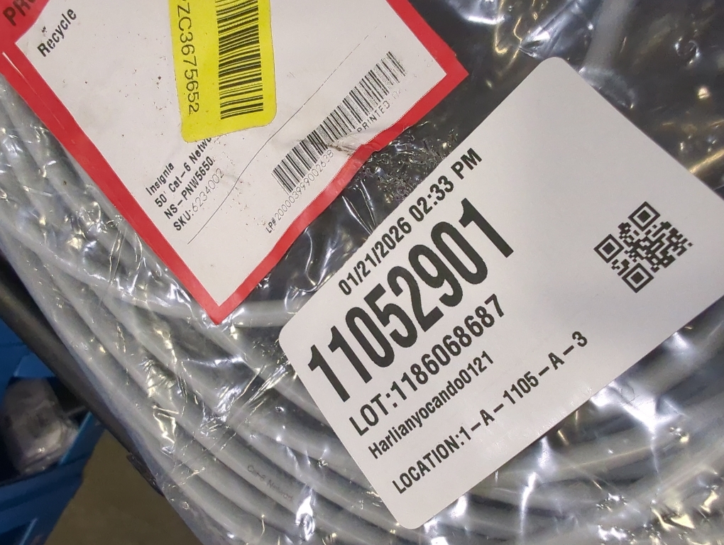Insignia™ - 50' Cat-6 Ethernet Cable - Gray