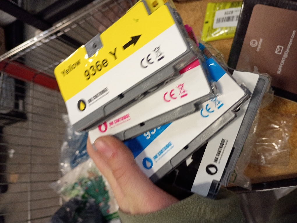 936e Ink Cartridge Replacement, 4-Pack with Chip, Compatible with OfficeJet Pro 9125e, 9135e, 9110b Series Printers