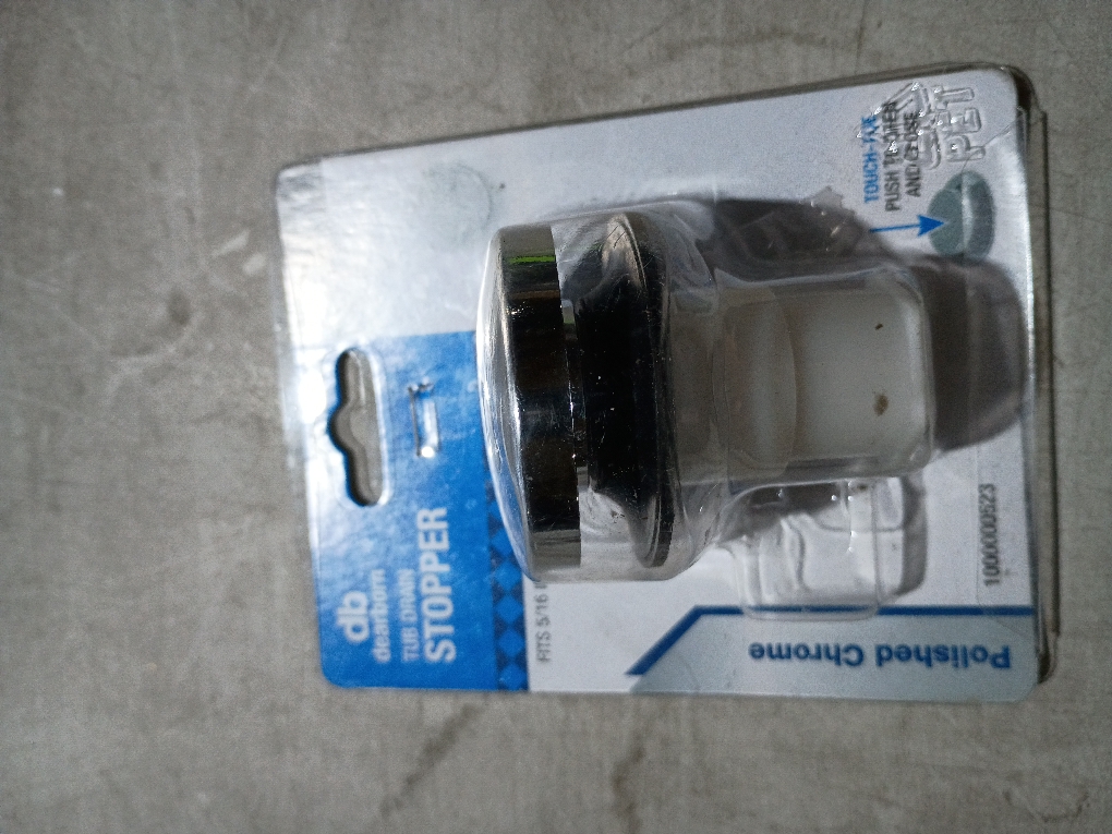 Dearborn Touch Toe Stopper - Polished Chrome