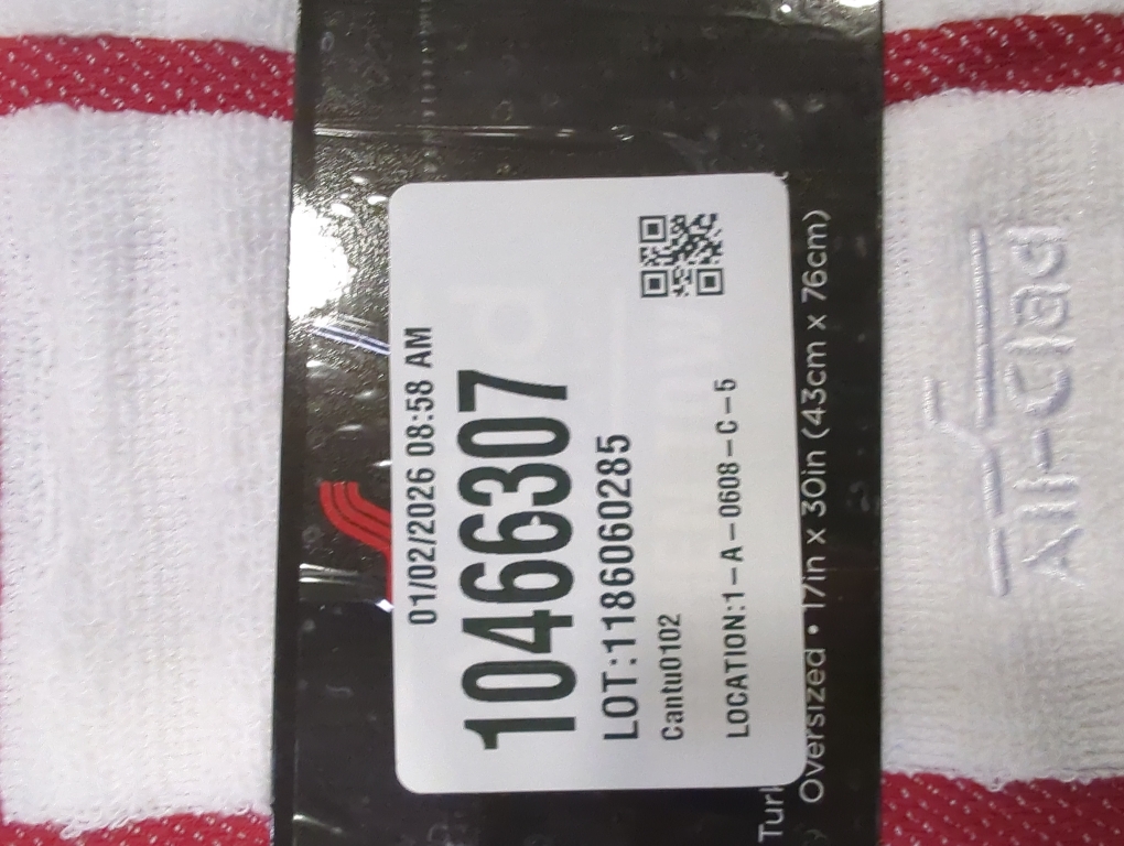 2pk All-Clad Checked Kitchen Towel: Highly Absorbent, Super Soft Long Lasting - 100% Cotton, 17x30 Tea Towel for Cleaning & Drying Dishes, Pans, Glassware, or Countertops,  Chili