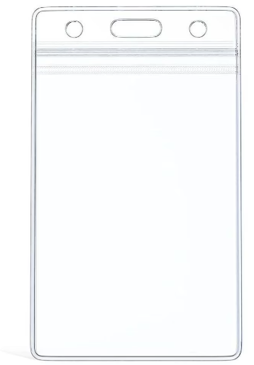 Vertical ID Card Name Tag Badge Holder