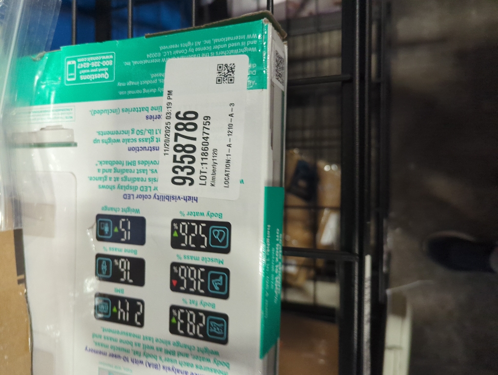 Weight Watchers Color Display Body Analysis Scale