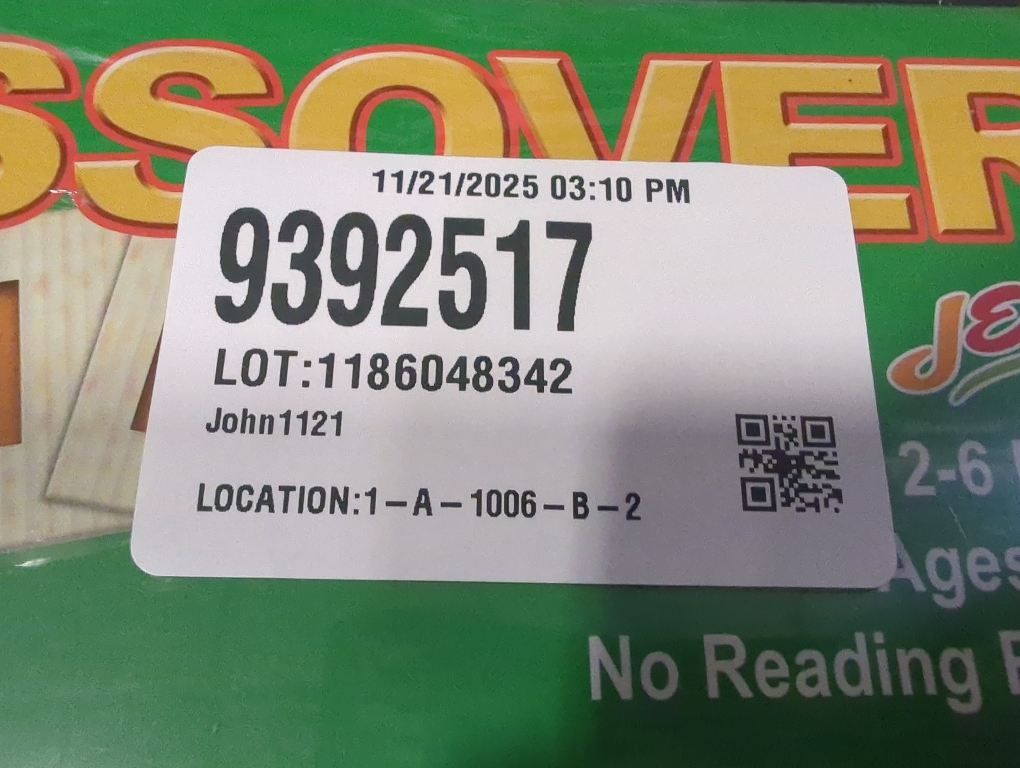 Jet Passover Bingo Game