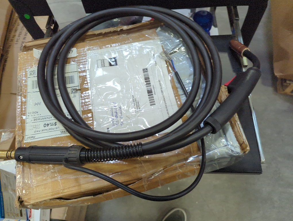 USWELDWIRE Mig Gun Compatible/Replacement For Lincoln Weld Pak 100 Weld Pak 100HD Weld Pak 125 & 155 W3(12ft gun)